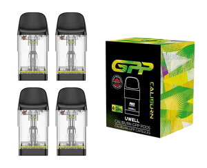 Uwell Caliburn GPP Pod �J�[�g���b�W 4���� 3ml Caliburn G4 PRO/Caliburn G4/G4 Mini/G3 PRO/G3 PRO KOKO/G3 Lite/G3 Lite KoKo G5 G4 G3 �V���[�Y ���[�E�F�� �J���o�[�� �R�R �|�b�g �|�b�h POD pod �J���o�[��G4 coil �R�C�� [
