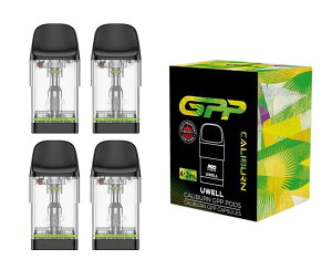Uwell Caliburn GPP Pod �J�[�g���b�W 4���� 3ml Caliburn G4 PRO/Caliburn G4/G4 Mini/G3 PRO/G3 PRO KOKO/G3 Lite/G3 Lite KoKo G5 G4 G3 �V���[�Y ���[�E�F�� �J���o�[�� �R�R �|�b�g �|�b�h POD pod �J���o�[��G4 coil �R�C�� [