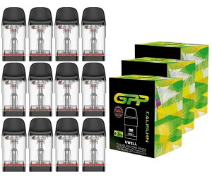 �y3���Z�b�g�zUwell Caliburn GPP Pod �J�[�g���b�W 4���� 3ml Caliburn G4 PRO/Caliburn G4/G4 Mini/G3 PRO/G3 PRO KOKO/G3 Lite/G3 Lite KoKo G5 G4 G3 �V���[�Y ���[�E�F�� �J���o�[�� �R�R �|�b�g �|�b�h POD pod �J���o�[��