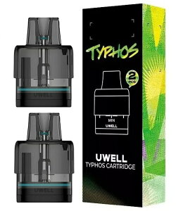 Uwell Typhos Pod �J�[�g���b�W 2���� 6ml ���[�E�F�� �^�C�t�H�X �|�b�g �|�b�h POD pod coil �R�C�� �����p �X�y�A [D-66]