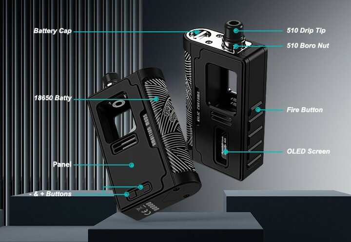 楽天市場】Ambition Mods【DNA 60 チップ】Kil-Lite Mod 60W 