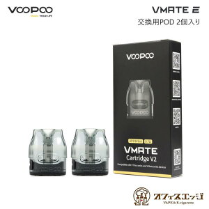 Voopoo VMATE �V���[�Y�yV2�zPOD�J�[�g���b�W 3ml 2���� Vmate / Vmate E Kit / V.THRU Pro / VMATE Infinity Edition �����p �|�b�h [Z-115]