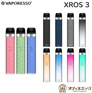 Vaporesso XROS 3 Pod Kit 1000mAh 2mL xpb\ NX3 X^[^[Lbg dq^oR xCv vape { x|b\ ^oR ^ V[V ^ C ։ObY [H-102]