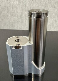 【カスタムキャップ】-力丸- MOD専用 バッテリーキャップ vape 本体 日本製 チタニウム/ティマスカス [B-90]