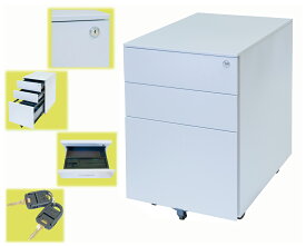 3段ワゴン（キャビネット）　平机用インサイドワゴン 【 3段ワゴン キャビネット 】