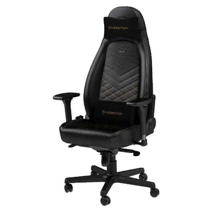 楽天市場】noblechairs ゲーミングチェア ICON ゴールド NBL-ICN-PU 