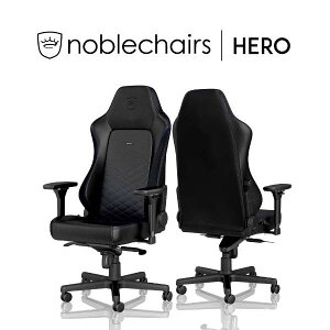 noblechairs �Q�[�~���O�`�F�A HERO �u���[ NBL-HRO-PU-BBL-SGL