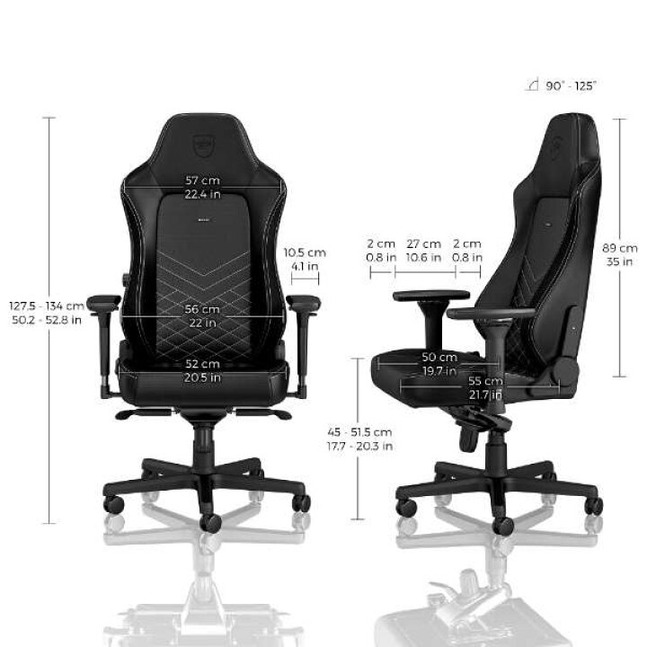 楽天市場】noblechairs ゲーミングチェア HERO ホワイト NBL-HRO-PU 