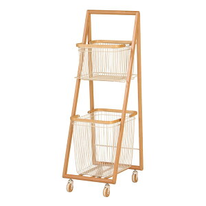 �O�v LIV �L�����[�o�X�P�b�g���S��L W385×D455×H1180mm �z���C�g LIV-CL2(WH)[ ���� ���[ ���S�� �����h���[ �L���X�^�[�t�� �V���v�� ]