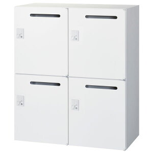 �y�󒍐��Y�i�z���� �N�E�H�[�� 4�l�p���[���{�b�N�X �����{���{�^���� ���u�p W900×D400×H1050mm RW4-N410P-AB[ �I�t�B�X�Ƌ� ���[ ���[�Ƌ� ]