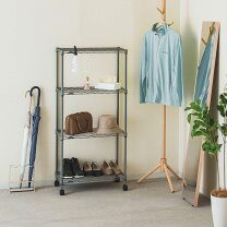 Jlcomfort メタルラック 奥行60cm 収納 棚 Jlcomfort pl 観葉植物ラック ガーデンラック スリム フラワー