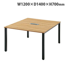 (個人宅＋3300円)タック ミーティングテーブル RGシリーズ W1200×D1400×H700mm RG4-1214-KKA
