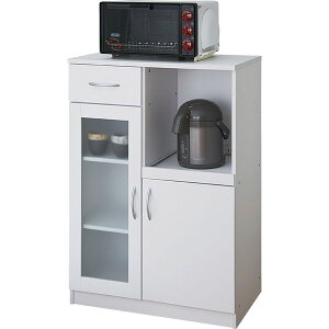 �^�b�N �L�b�`���L���r�l�b�g �r�A���R W650×D395×H970mm �z���C�g SK9765-WH