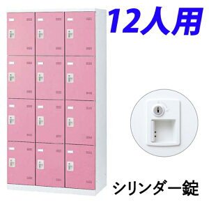 �y�󒍐��Y�i�z ���� SLB���b�J�[(���s���N) 3��4�i 12�l�p �V�����_�[�� W900×D515×H1800mm SLBP-12-S2