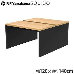 �ؐ��f�X�N �\���[�h �t���[�A�h���X�p�f�X�N2 W1200×D1400 �I�[�N×�u���b�N RFTFT2-1214OA-BL �A�[���E�G�t�E���}�J��