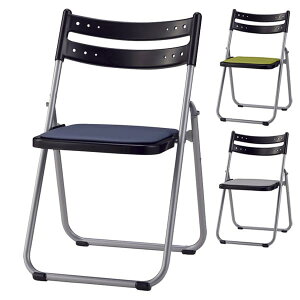 サンケイ 折りたたみ椅子 パイプイス アルミ脚 粉体塗装 座ビニールレザー張り CF71-MX [折りたたみイス 学校 体育館 公民館 折り畳み いす 椅子 集会場 業務用 ミーティングチェア 会議用椅子