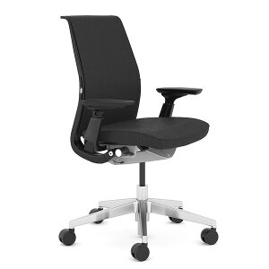Steelcase Think �V���N �`�F�A �t���[���u���b�N �v���� �A�W���X�^�u���A�[�� �A���~�r �G�{�j�[ 465A000BAMPL[ �I�t�B�X�`�F�A �X�`�[���P�[�X ]