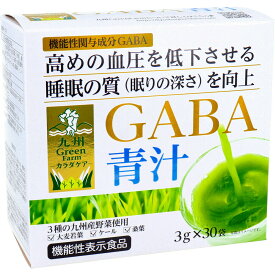 九州Green Farmカラダケア GABA青汁 3g×30袋入
