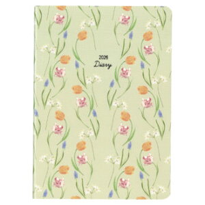 y_CS[zE7747 2026N1n܂ ~ MILL }X[ FLEURS A6 O[ XPW[ Љl 蒠