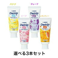 【選べる3本セット】ライオン チェックアップジェル 60g（バナナ　500ppm・グレープ・ピーチ・レモンティ…