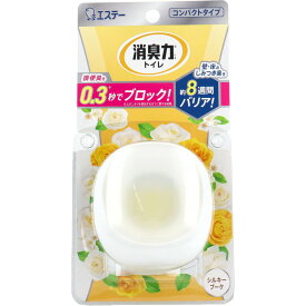 【P5倍！100円クーポン配布！当店バナーより獲得】消臭力 コンパクト トイレ用 本体 シルキーブーケの香り 6mL