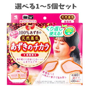 【ポイント10倍キャンペーン当店バナーよりエントリー必須】【選べる1〜5個セット】あずきのチカラ 首肩用 1個入 リラックスグッズ じんわり温め レンジで簡単 自然のやさしさ