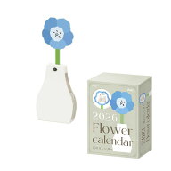 花のカレンダー (118831) 卓上カレンダー 季節の花ギフト 月替わり 2026年カレンダー かわいい デスク周…