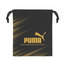 【100円クーポン★ポイント5倍バナーよりエントリー必須】【クツワ】PUMA コップ袋 (PM545) プーマ ランチグッズ 男の子 こども かっこいい お弁当 ブラック
