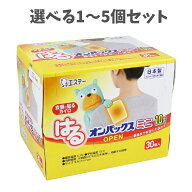 【選べる1〜5個セット】はるオンパックス ミニ 衣類に貼るカイロ 30個入 10時間持続 薄手 冬の常備品 防…