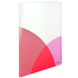 プラス (PLUS) スリムホルダーファイル A4 4ポケット Pasty パスティ FC-860SHFチェリーピンク 98-861