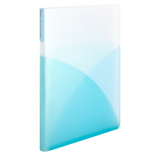 【最大2,000円オフCOUPON 11月1日-6日9時59分まで】プラス (PLUS) ファイル A4 Pasty パスティ 2穴ワンタッチスライドファイル アイスクール ソーダブルー 98854 FL-110OS