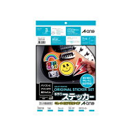 【4月4日20時-10日1時59分までエントリーで2点購入P5倍・3点以上でP10倍】【エーワン】手作りステッカーA…