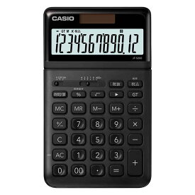 ＜CASIO＞カシオ ジャストサイズ電卓12桁 JF-S200-BK-N