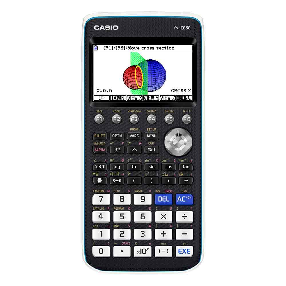 3Dグラフ機能を実現した電卓。 【送料無料】＜CASIO＞カシオ カラー表示グラフ関数電卓 fx-CG50-N