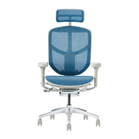 【8/10(日)24h限定★抽選で2人に1人が最大全額ポイントバック★要エントリー】関家具 エルゴヒューマン エンジョイ2 ハイタイプ グレーフレーム EJ2-HAM-GF-BL ブルー