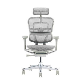 【3月4日20時-11日1時59分までエントリーで2点購入P5倍・3点以上でP10倍】関家具 エルゴヒューマン プロ2 ハイタイプ グレーフレーム EHP2-HAM-DR-GF-WH ホワイト