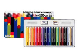 サクラクレパス SAKURA CRAY-PAS クーピーペンシル クーピー 30色 缶入り 色鉛筆 文具 文房具 子供 FY30