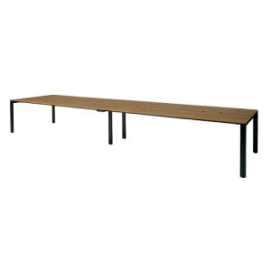 【最大2,000円オフCOUPON 11月1日-6日9時59分まで】プラス フリースタイルテーブル MR-4812SQH NA/BK 740188