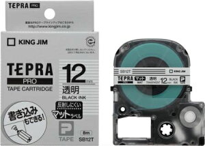 �y4��4��20��-10��1��59���܂ŃG���g���[��2�_�w��P5�{�E3�_�ȏ��P10�{�zKING JIM���L���O�W���� �u�e�v���vPRO �e�[�v�J�[�g���b�W �}�b�g���x�� ���� ������ 12mm�� SB12T