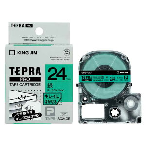 �y4��4��20��-10��1��59���܂ŃG���g���[��2�_�w��P5�{�E3�_�ȏ��P10�{�z�L���O�W����KING JIM�� �e�v��PRO�e�[�v�@�L���C�ɂ͂����郉�x���@�΁^������ 24mm SC24GE