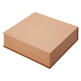 キングジム　手紙用品専用収納ボックス「紙文箱(カミフミバコ)」　茶　2385-03