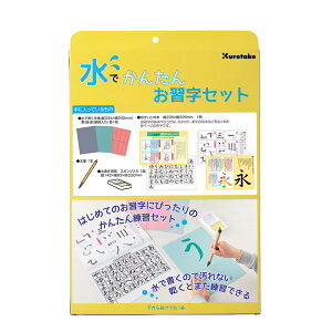 呉竹 水でかんたんお習字セット KN37-50 書道 練習 水書き 汚れない 学童 書道教室 学校