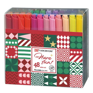 y121524H聚Gg[őSiP10{Izyʌz| J[My ZIG FUDEBIYORI 48colors set Holiday special 48FZbg CBK-55N/48VHD Ma tfr CXg