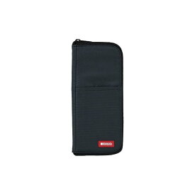 【3月4日20時-11日1時59分までエントリーで2点購入P5倍・3点以上でP10倍】LIHIT LAB.＜リヒトラブ＞ペンケース（フラットタイプ） 黒 A7652-24