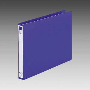 【最大2,000円オフCOUPON 11月1日-6日9時59分まで】LIHIT LAB.<リヒトラブ>リングファイル<カドロック&Tリング>B4E 青色 F875U-8