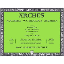 楽天市場】archesアルシュ水彩紙 185g細目の通販
