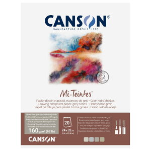 マルマン maruman ミ・タント パッド 24X32 グレートーン 4色アソート CANSON Mi-Teintes