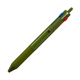 三菱鉛筆 mitsubishi ジェットストリーム 3色ボールペン 507-07 ダークオリーブ SXE350707.18 書く メモ 学校 仕事