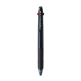 三菱鉛筆ジェットストリームボールペン極細0．38mm3色　透明　ブラック　SXE340038T.24