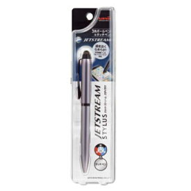 三菱鉛筆 MITSUBISHI ジェットストリーム スタイラス STYLUS 3色ボールペン シルバー 0.5mm 黒 赤 青 回転繰り出し式 ボールペン タッチペン なめらか 筆記具 文房具 文具 ステーショナリー